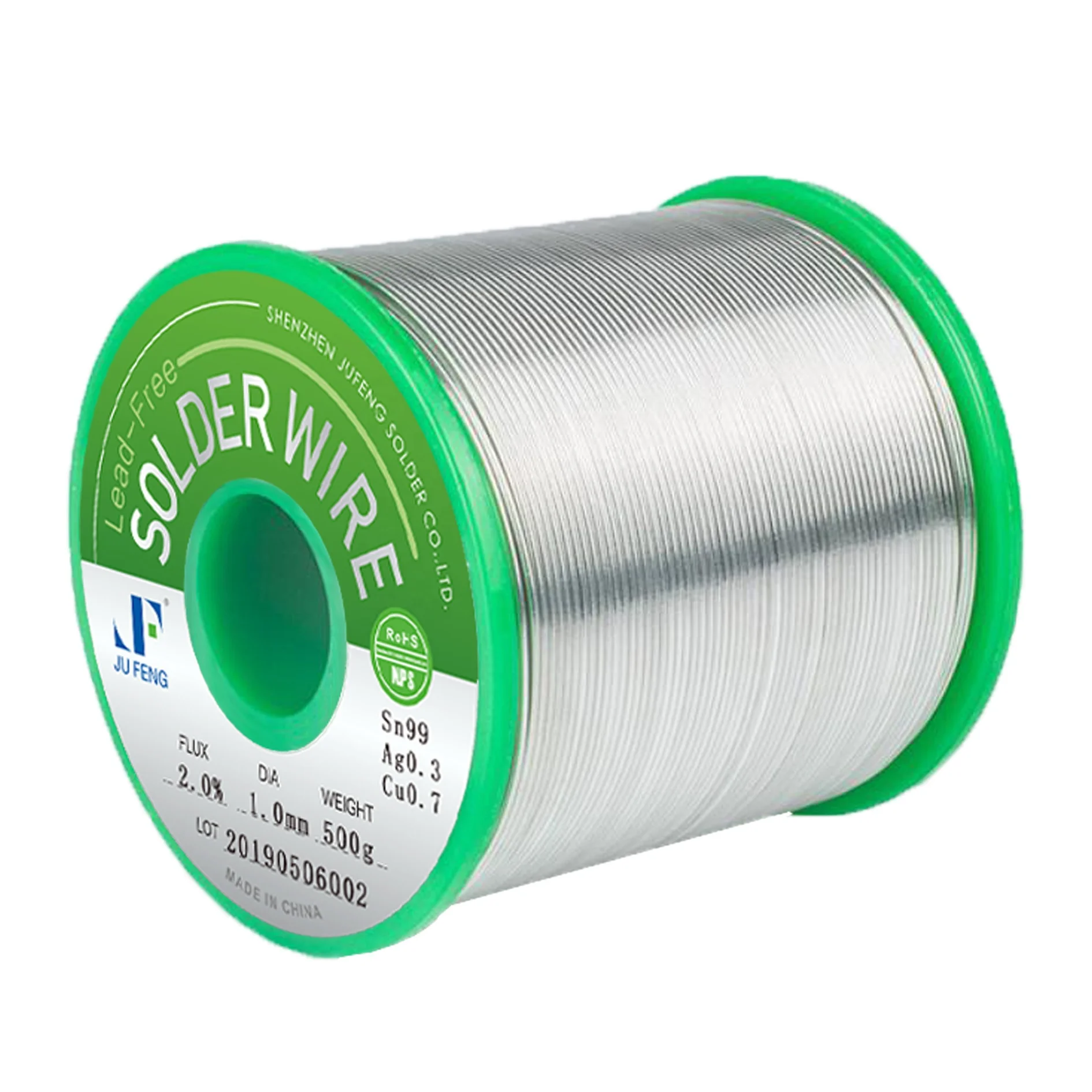 High Purity Sn99.3Cu0.7 Solder Core Wire Lead-Free Tin With Little Residue