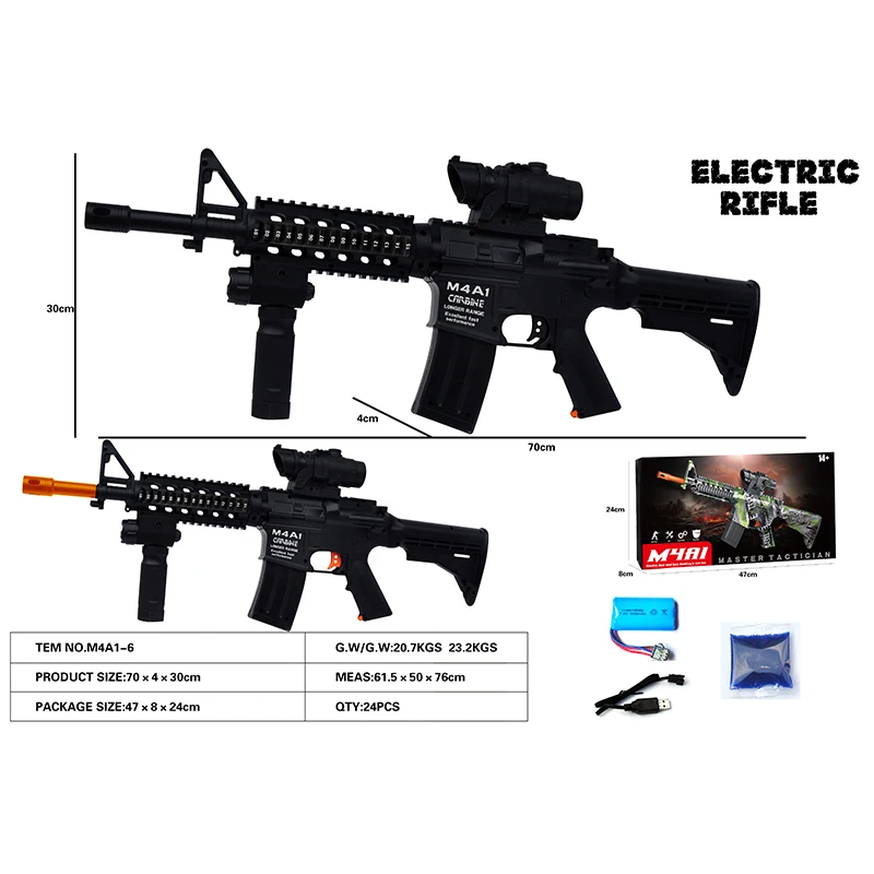 Realistic Water Bullets Gun Toy Assembly Safe Funny Water Bullets Gun Model Ornament Weapon Toy For Kids