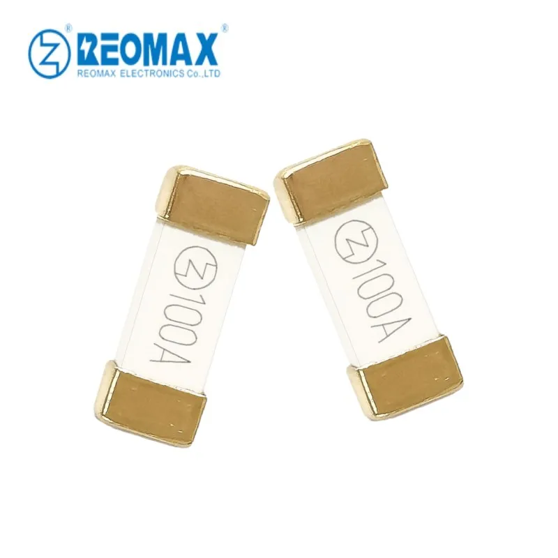 Reomax 1245 SMD Fuse 1A-100A Fast Acting/Time Lag 63V-250V 12x4.5x4.5mm Surface Mount Fuse for Power Battery Panel Protection
