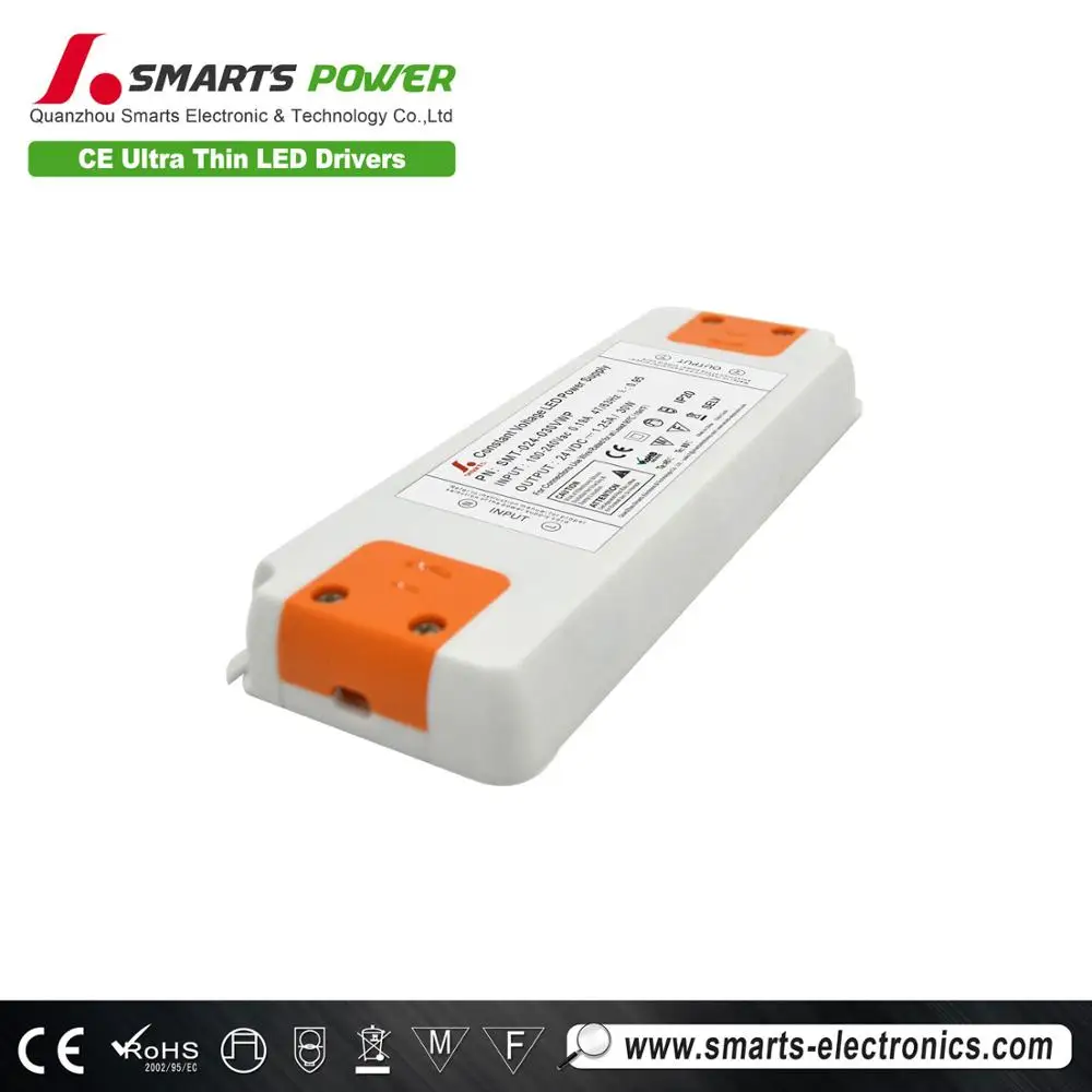 Transformer 220v 24v LED Power Supply Constant Voltage Led Driver 30 Watt Slim