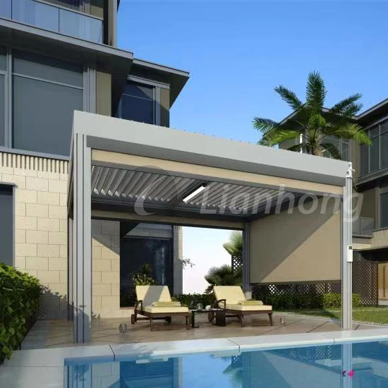 Lianhong  affordable  pergola gazebo outdoor for Sunshade and Rest
