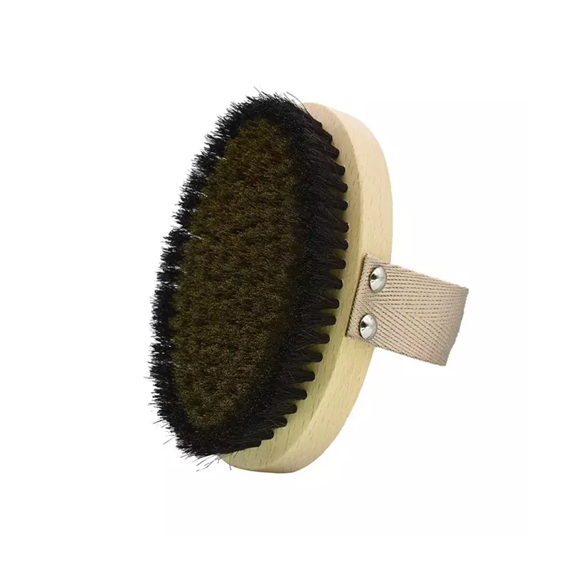 2024 New Style Natural Home Spa Vegan Body Scrub Long Handle Wooden Cleansing Beauty Bath Brush Private Label