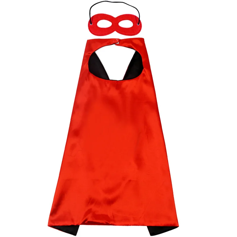 Superhero-Capes and Masks for Adults Bulk Women Men Halloween Super-Hero Costume Spirit Party