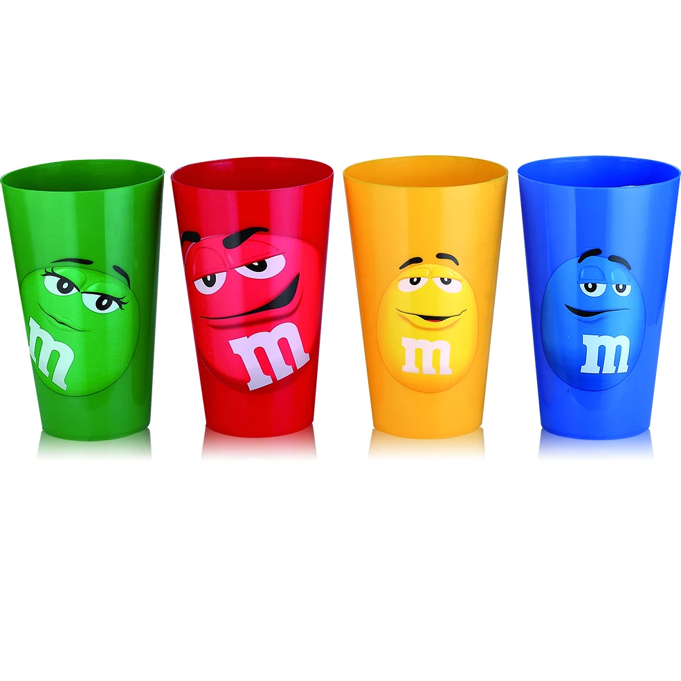 300ml Red Plastic Gift Cup Eco-Friendly Classic Design PP Cup Set Food Grade for Outdoor Drinkware Promotion