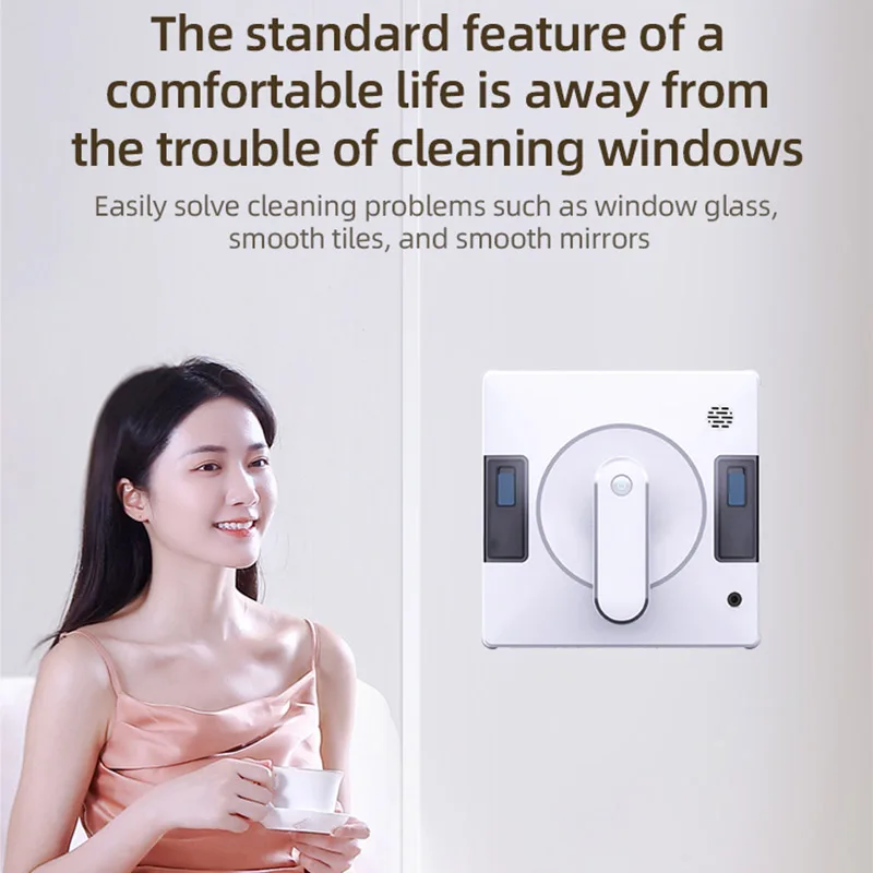 Best Sellers 2024 Smart Window Cleaner with Dual Water Spray Robot Window Cleaner Window Washer Machine