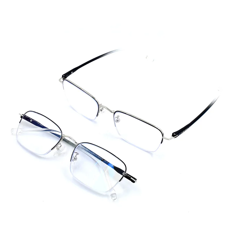 women men Fashion TR90 metal gradient eyeglasses frame OEM wholesale reading glasses anti blue light glasses