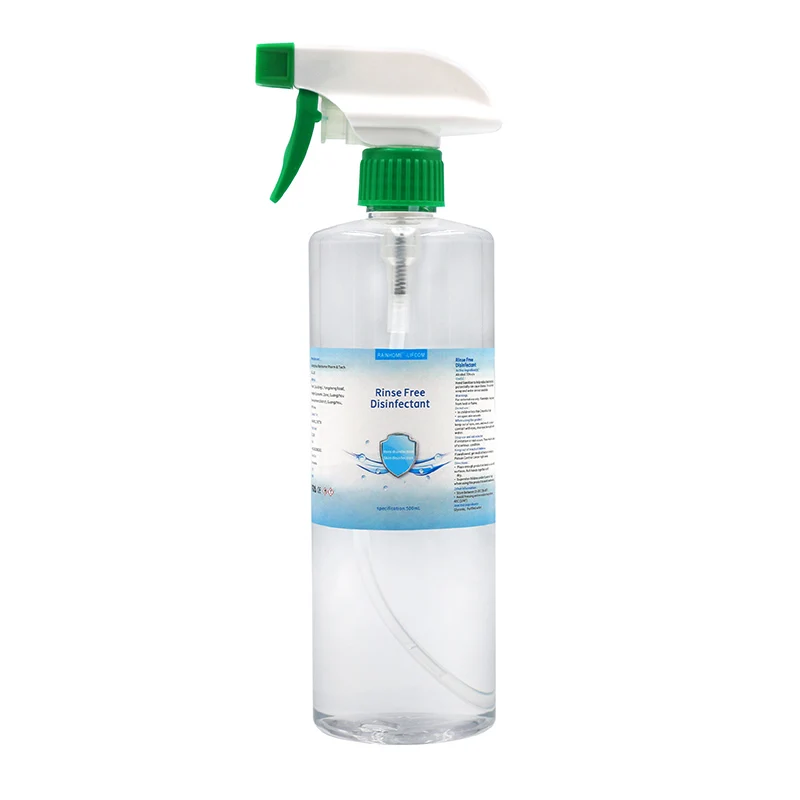 
washing hands hand sanitizer with 60%~80% Alcohol killing 99.99% of germs disinfectant liquid spray 500ml with customed label 