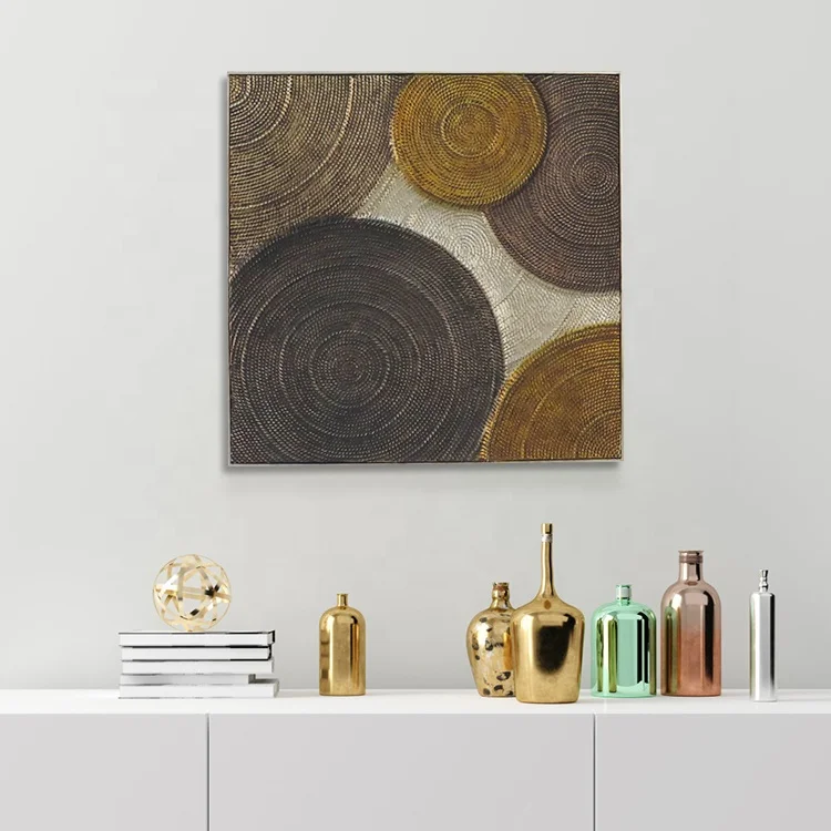 IVYDECO Modern Metal Wall Decor Wall Hangings For Home Decor Metal Wall art