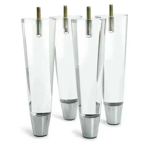 Hot New Products Upgrade Furniture Sturdy Acrylic Plastic Legs Heavy Duty Support Furniture Acrylic Plastic Legs