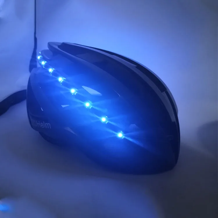 
Hot new products Safety led light smart indicator bicycle helmet with cycling bike Helmet 