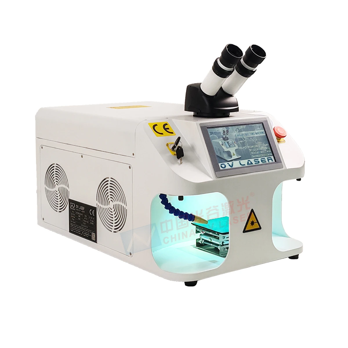 Laser machine welded in silver and gold laser soldering machine for jewelry mini portable welding machine for jewelry store use