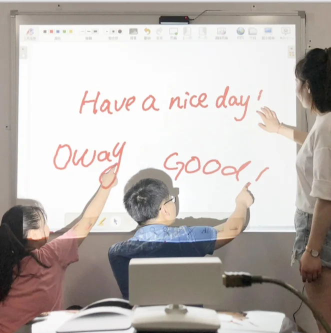 finger touch portable interactive whiteboard device