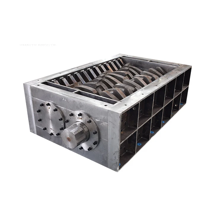 Plastic Tires Shredder Recycling Scrap Double Shaft Shredder Machine Hot Sell Waste Wood for Plastic Customized Bucket 1
