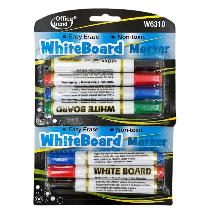 8 Colors White Board Markers Non Toxic Easy Erase Whiteboard Marker Pen Set
