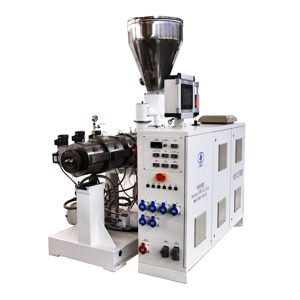 high efficient lower consumption more output sjsz conical double screw extruder