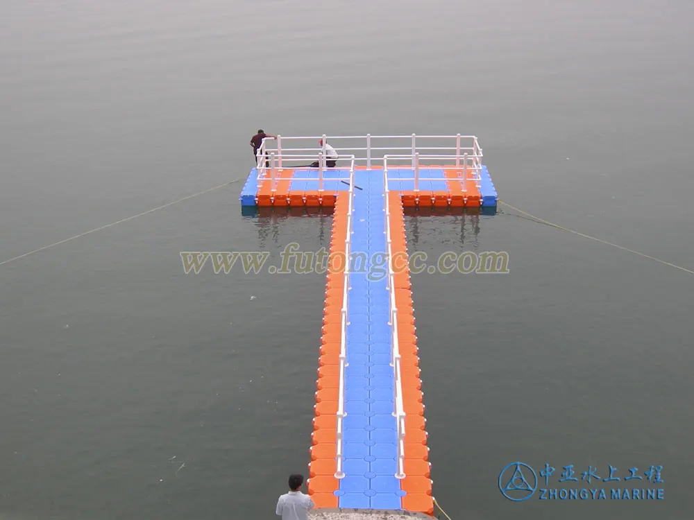 Supplier plastic modular floating dock pontoon blocks for bridge
