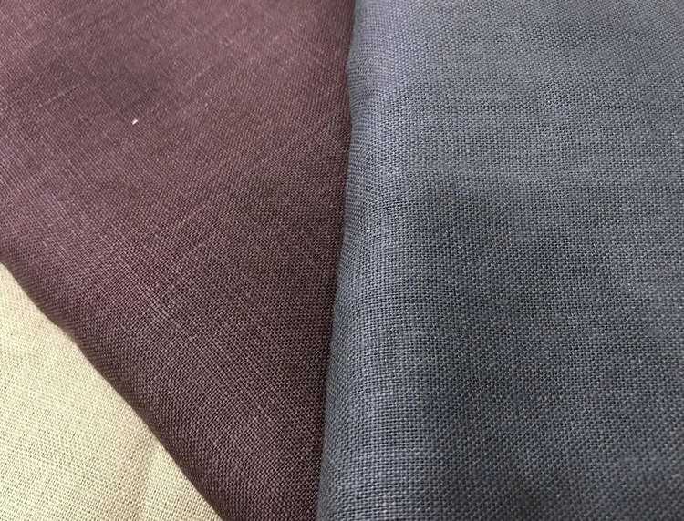 Wholesales Stone Washed Linen Fabric 100% Pure Linen Fabrics For Curtain And Bedding French Flax Linen Custom Wide Width Fabric