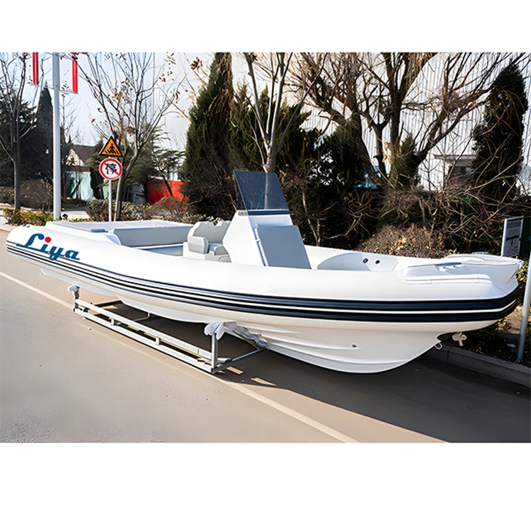 Liya 7.5M semi rigid hull inflatable rib boat hypalon for sale