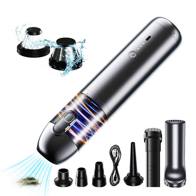 Car Vacuum Cleaner High Suction Power 15000PA Blow Suction Cordless Handheld Vacuum Cleaner for Car Home