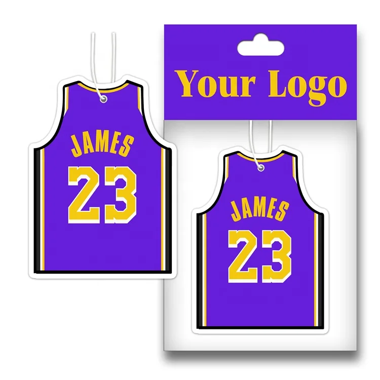 Hanging unscented custom air freshener paper board