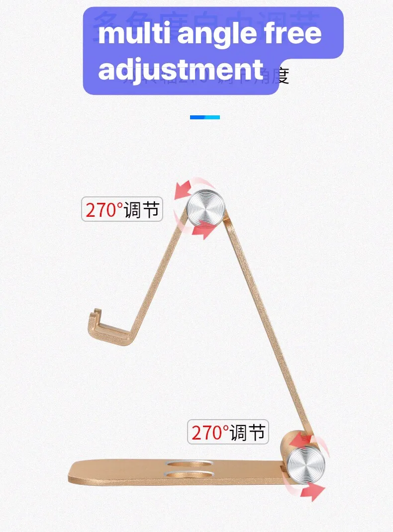 
Wholesale mobile phone stand abs desk holder for ipad 