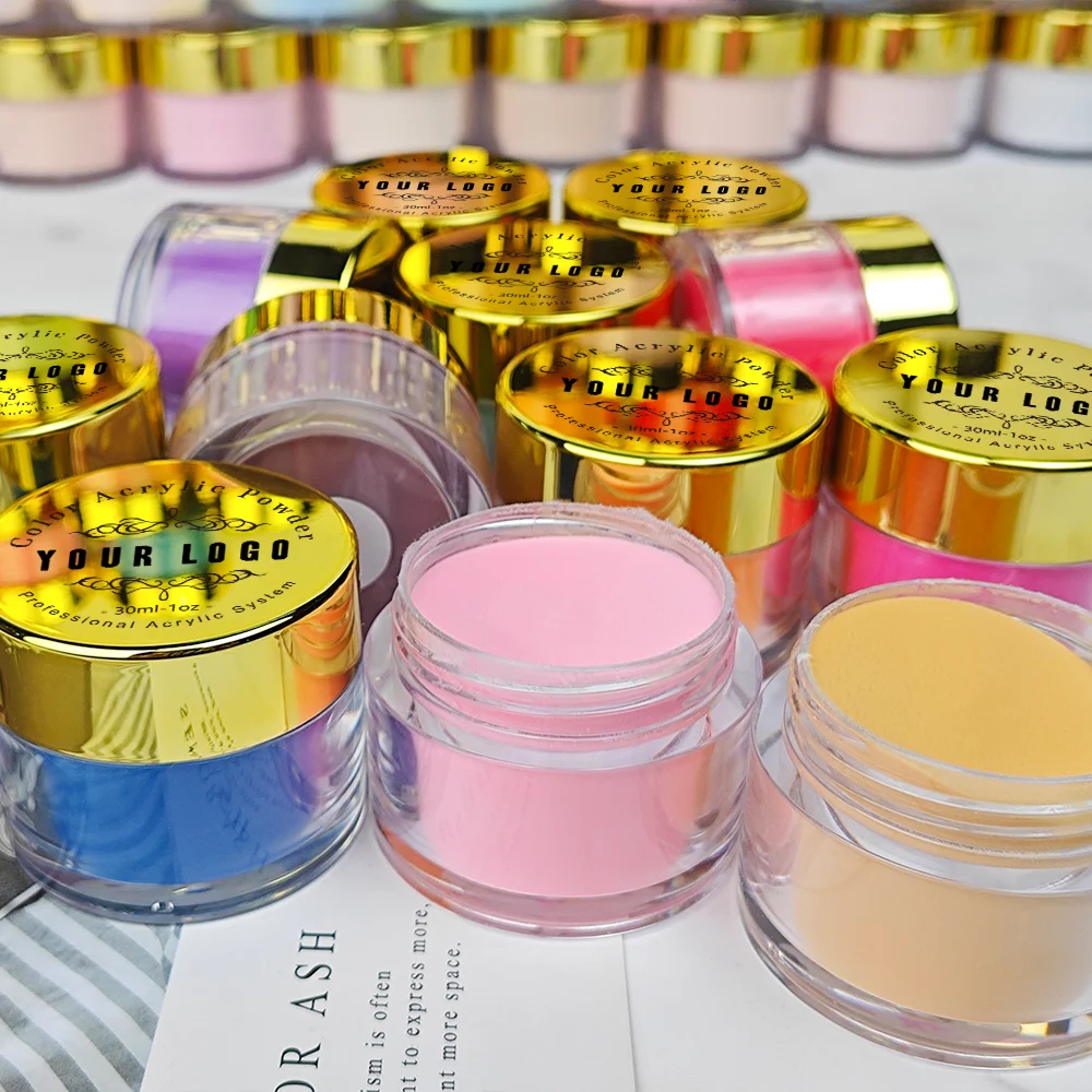 custom private label acrylic 3000 color nail salon beginner Clear acrylic powder professional factory wholesale