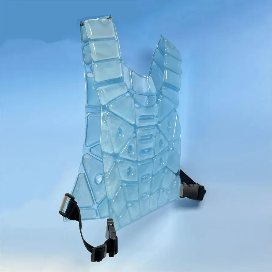 Hot Sale OEM Men Outdoor Activities Blue PCM Phase Change Material Cooling Vest