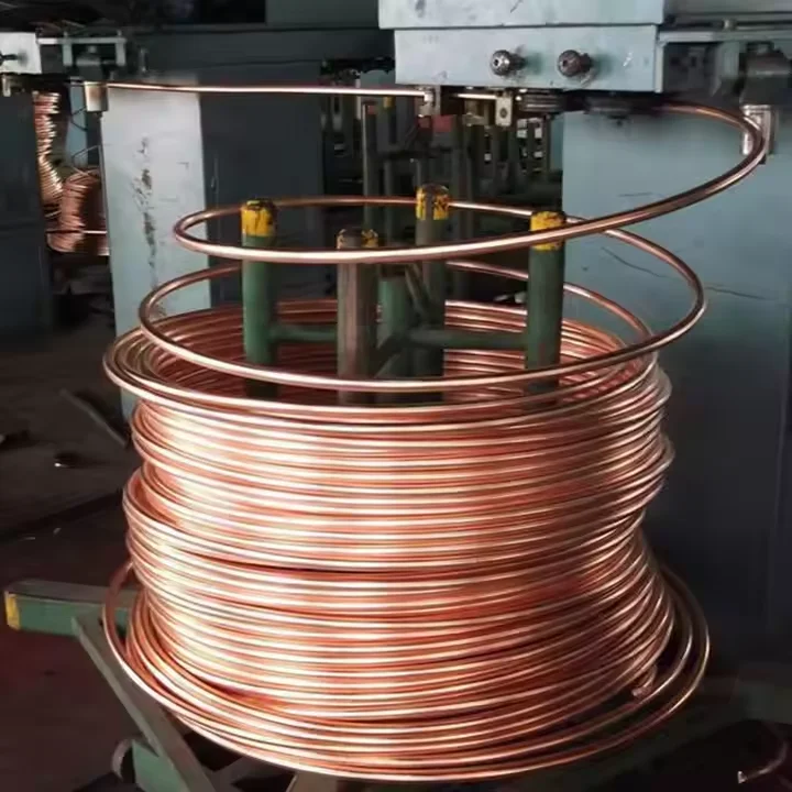 Manufacturers Ensure Quality Red Pure Pancake Coil Tube Wholesale Price with Welding Cutting and Bending Processing Services