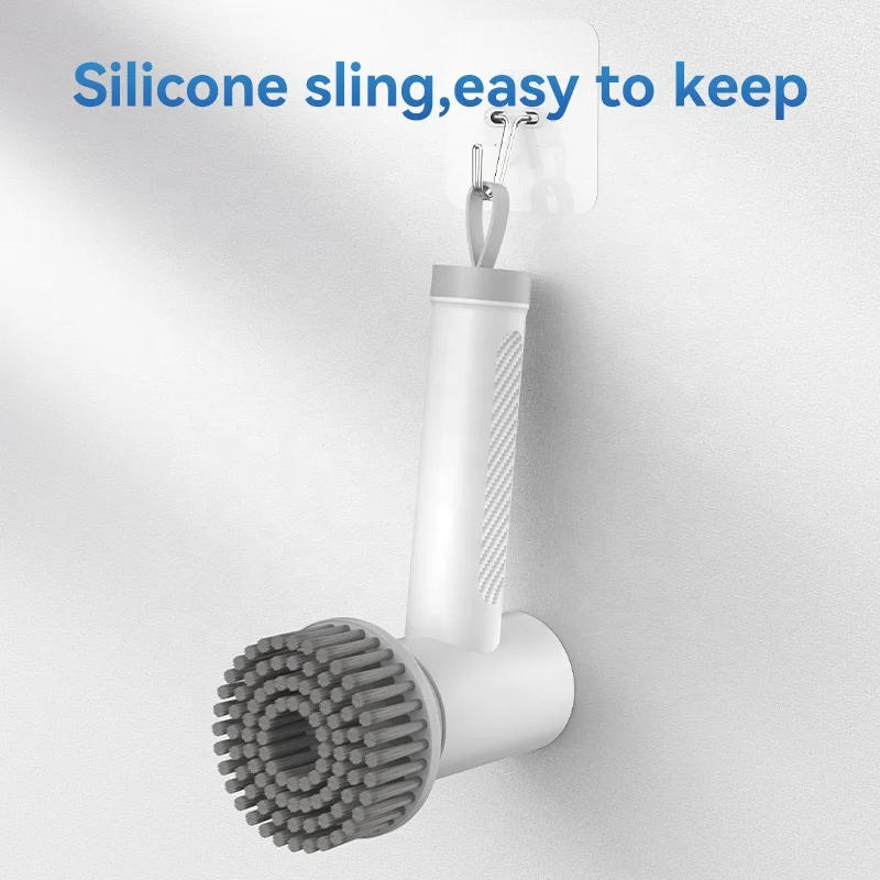 Высококачественная электрическая щетка для чистки кухни FIREEGG, ручная щетка для чистки ванной комнаты, домашней уборки, 12 Вт, 1200 мАч, 407 г