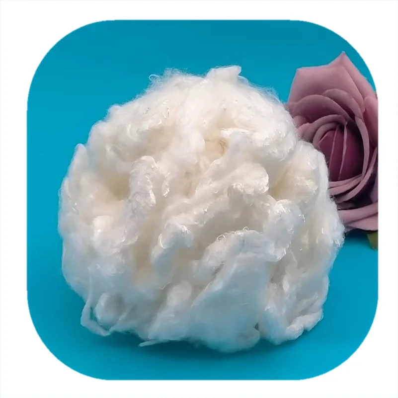 Chinese Factory Virgin 1.4Dx38mm Raw Bamboo Fiber For Cotton Spinning