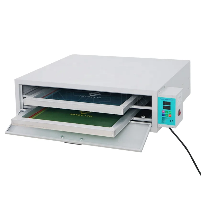 Desktop Screen Print Drying Cabinet Pre-Press Equipment Dryer Machine for Silk Screen Printing Screen Drying Cabinet