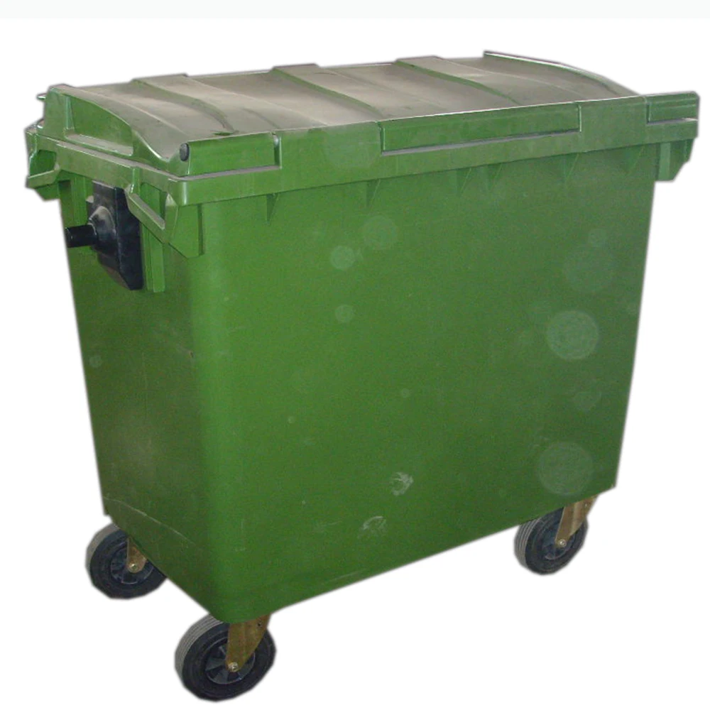 1100L с EN840 HDPE пластиковый дизайн Скип-корзина
