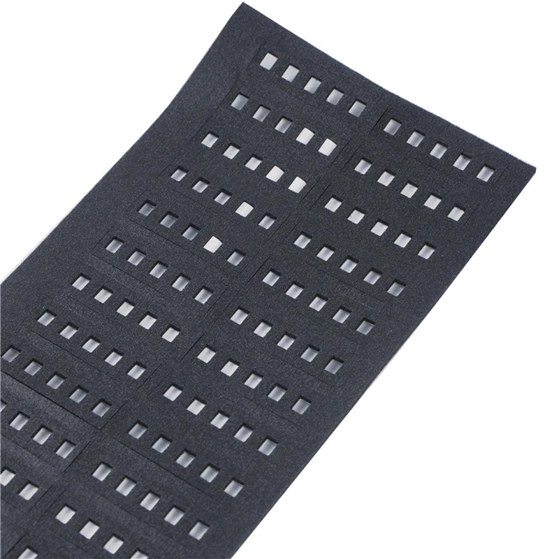 Rogers poron foam, shock-absorbing black foam, imported environmentally friendly foam processing