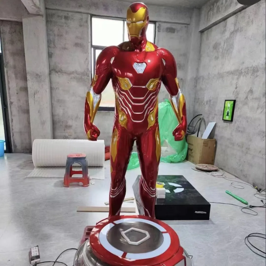 best selling Iron Man statue famous marvel anime character sculpture action figure home decor
