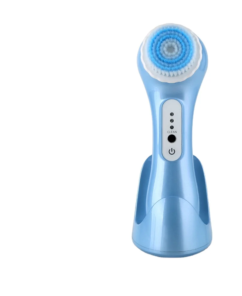 
Facial Cleansing Brush Low Price Rechargeable Silicone Sonic Electric Exfoliating Cleaner Face Washing Device 