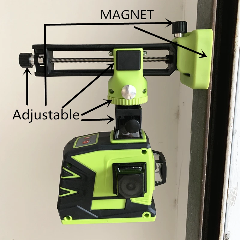 ISO Standard magnet 360 adjustable rotary hand in the air  3D 12 line Laser Level tripod