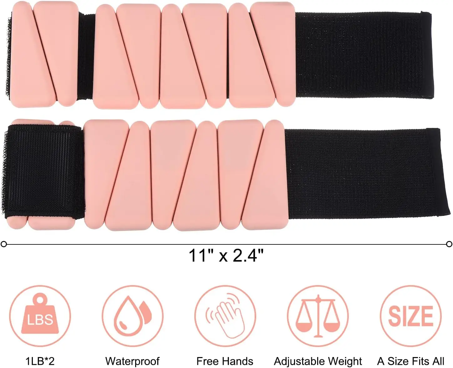 Gym Fitness Yoga Pilates Kit Silicone Weights Ankle Weights Adjustable Wearable Triangle Wrist Ankle Weights For Women