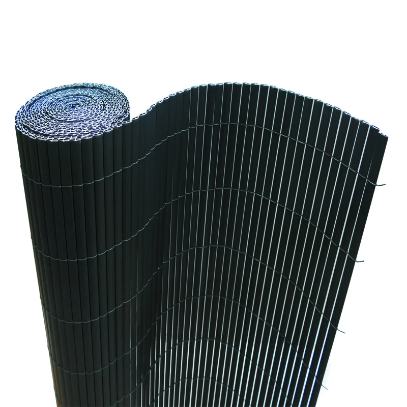 Reliable Privacy Fence 19mm Reinforced PVC Screen with Raised Line Texture