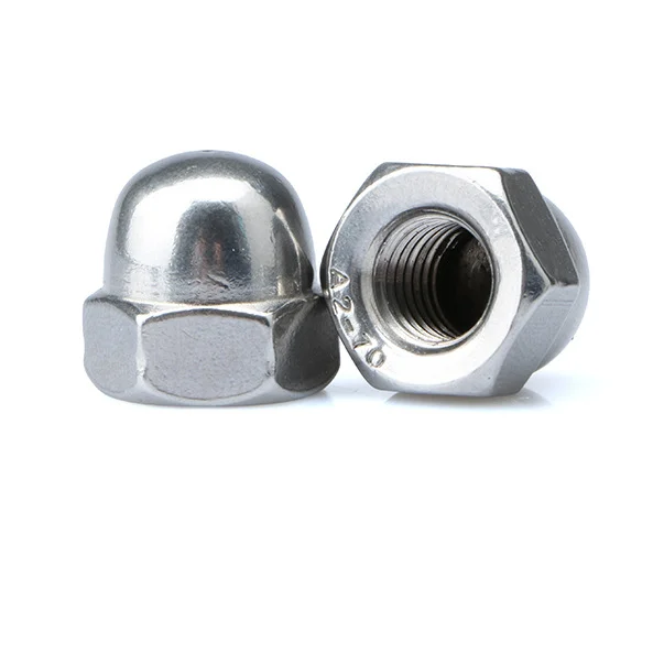 Wholesale Custom Stainless Steel Cover Acorn Nut Cover 33mm Axle Nut Covers M5 M6 M8 Domed Cap Nut