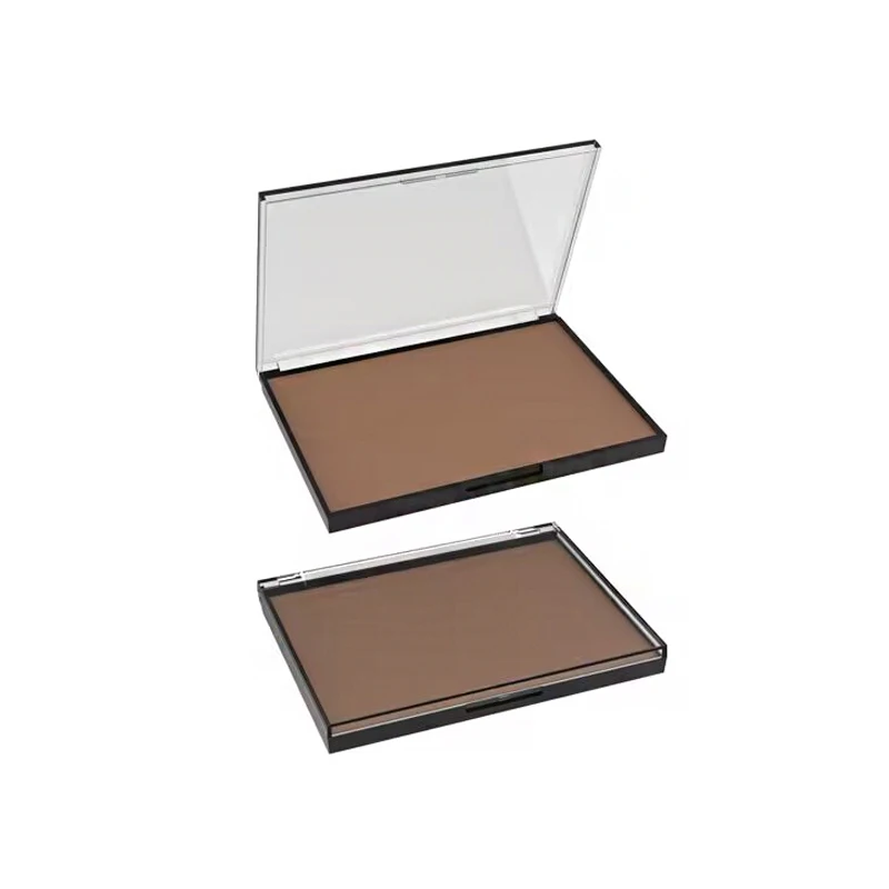 Custom Shell Shape Eyeshadow Palette Cosmetic Packaging Empty Blusher Box Highlighter Powder Compact Balm Case Magnetic Lid