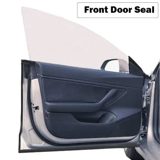 3 meters Car Seal Strip Noise Reduction Sunroof Windshield Seal Car Door Rubber Seal Strip for Tesla Model 3