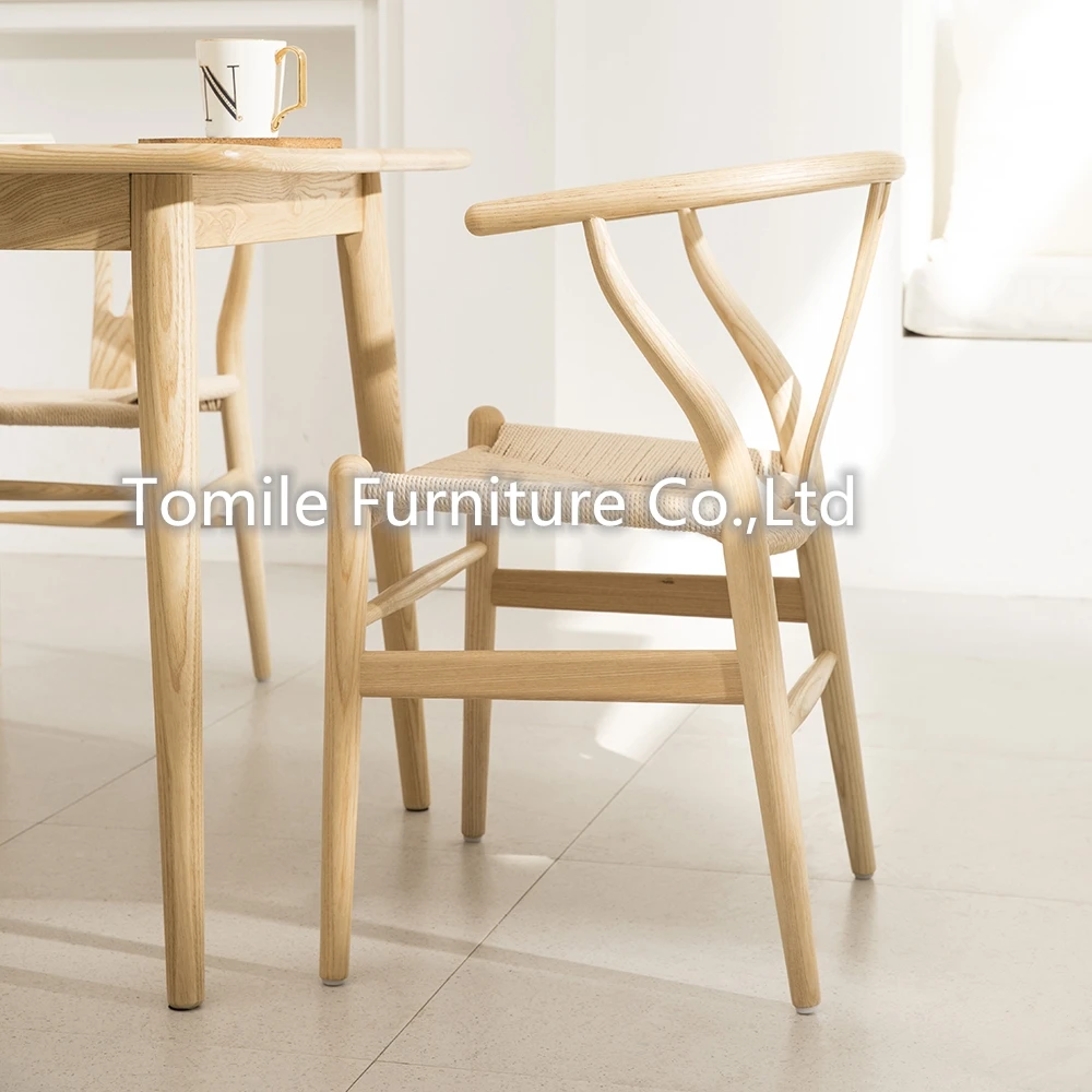 Original Color Ash Wood Hotel Chairs Banquet Chair Furniture Chair