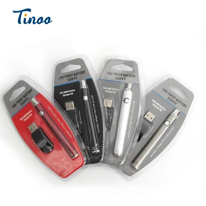 
High Quality CBD Preheat Battery 510 Thread Electronic Cigarette Vape Cartridge Pen Buttonless Battery 350mah 