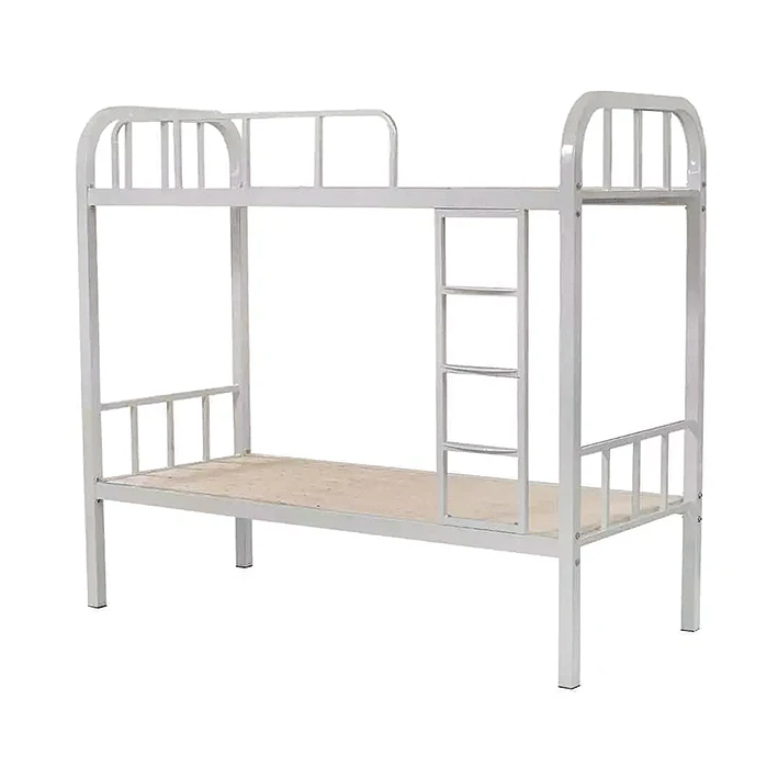 cheap modern school furniture dormitory student Iron double decker metal steel pipe bunk beds