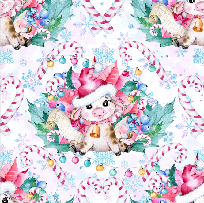 New fashion custom printed holographic fabric for garments