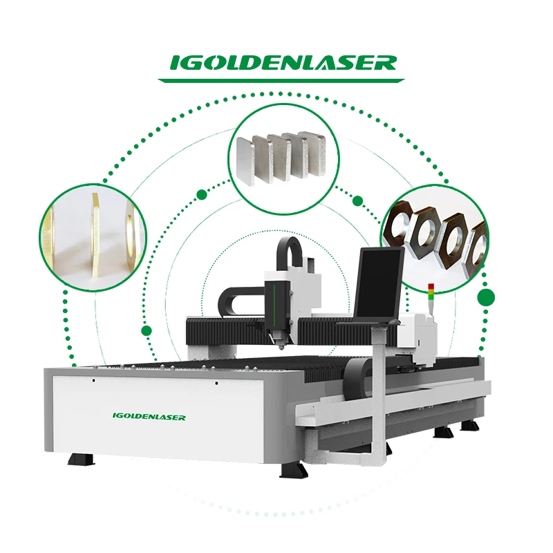 2024 hot sell Igoldenlaser  hot sale Optic Equipment Laser Cutter Carbon Metal Fiber Laser Cutting Machine For Stainless
