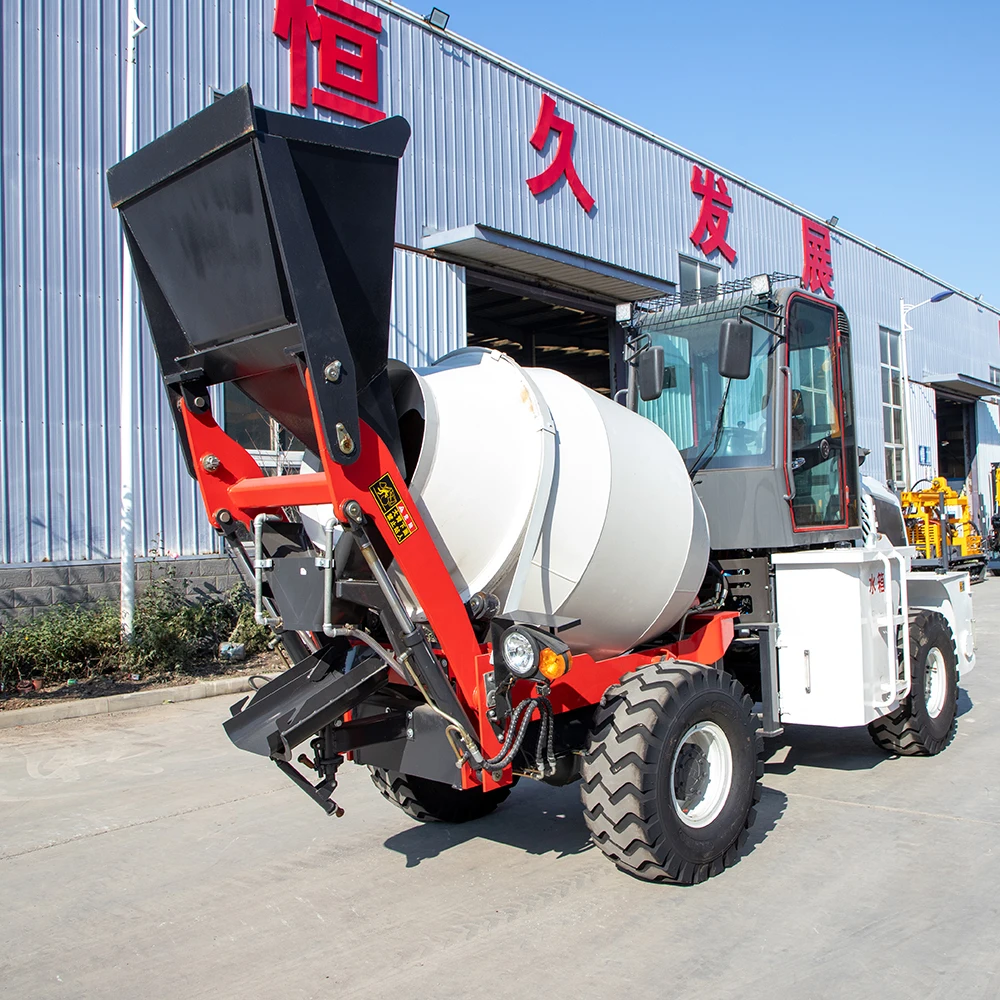 Manufacturer Provided Small  Mobile Self Loading Concrete Mixer Truck