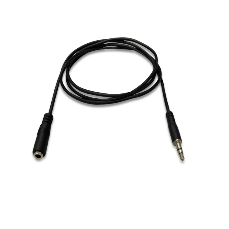 Audio Auxiliary Stereo Extension Audio Cable 3.5mm Stereo Jack Male to Female Jack Cord for Phones Headphones Speakers MP3