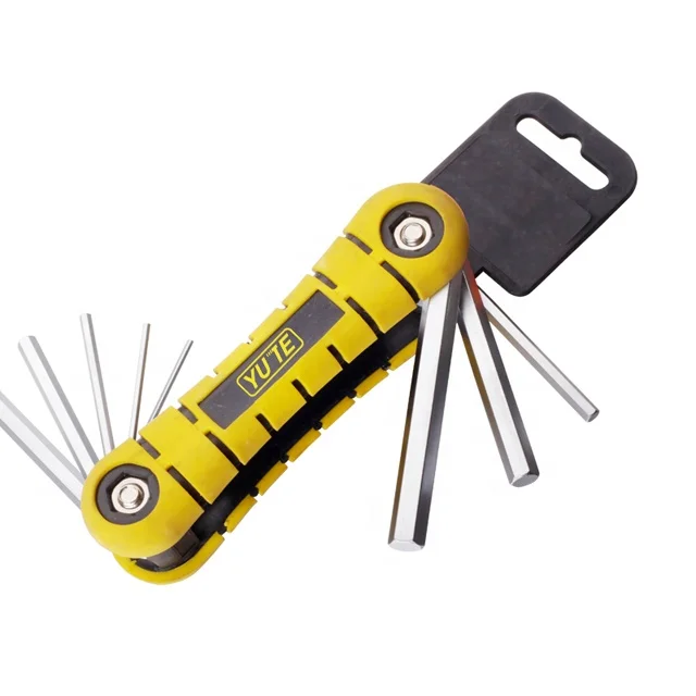 FLOURISH  8PCS Curve Torx Allen Key Set Double Rubber &allen Wrench Set