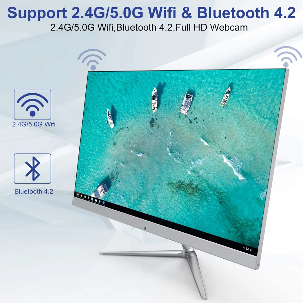 High Quality 21.5 inch i3 i5 N2940 Network Wifi Lcd All In One Pc Desktop Computer
